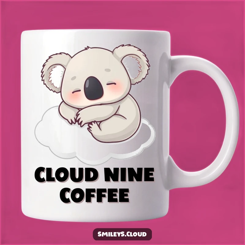 Funny Contented Koala Nap Mug - Sweet Dreams and Coffee Perfection!