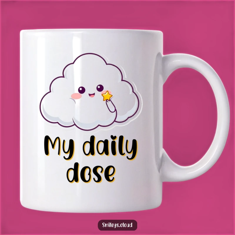 Funny Cloud Star Giver Mug - Magical Wish Funny Gift Idea