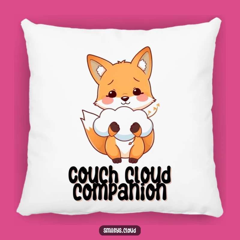 Funny Fox Cloud Balloon Pillow - Soft Comfort & Cute Gift