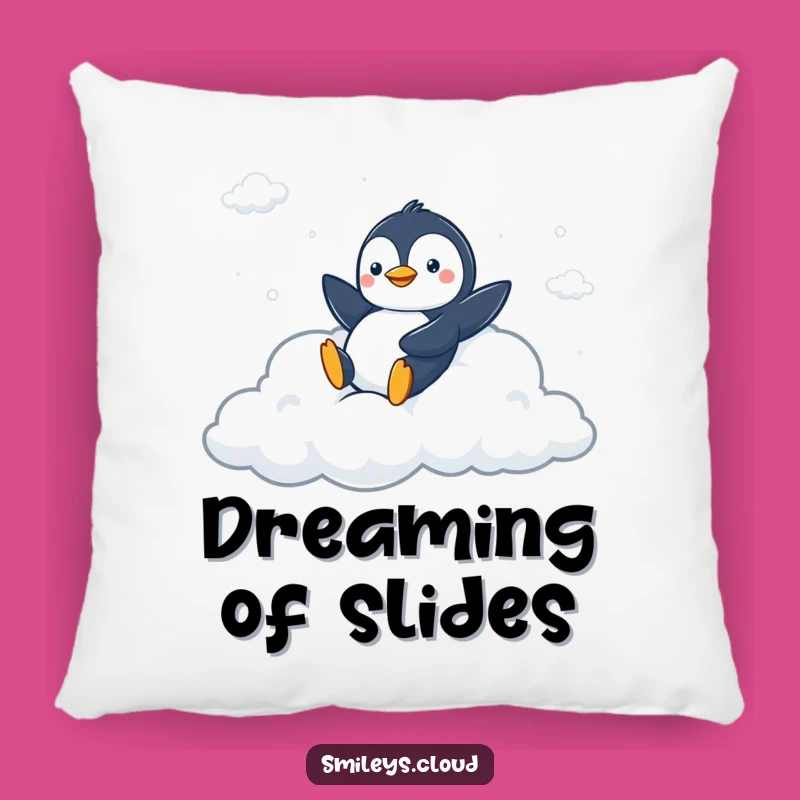 Funny Peppy Penguin Cloud Pillow - Cozy Comfort with Playful Spirit!
