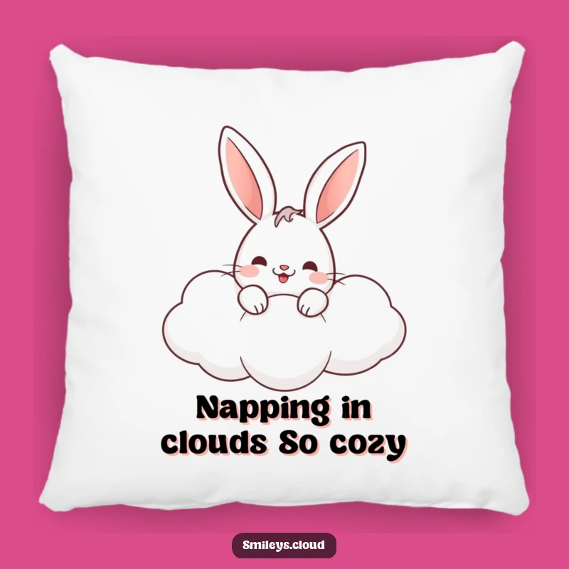Funny Rabbit Cloud Pillow: Sweet Dreams Guaranteed