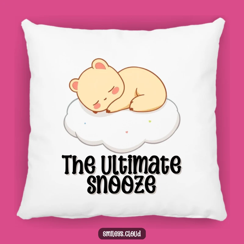 Soft Funny Sleeping Animal Cloud Pillow - Cuddly Comfort for Sweet Dreams