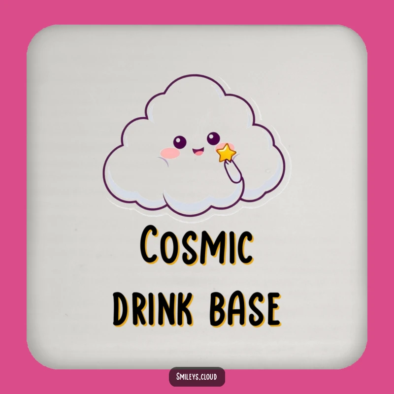 Funny Cloud Star Giver Coaster - Protect Surfaces Funny Gift