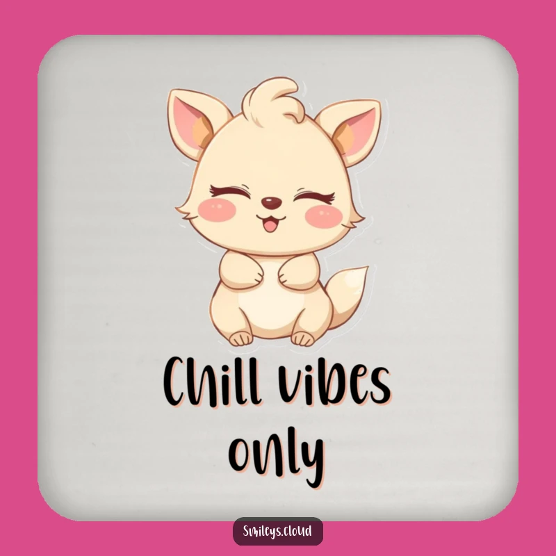 Funny Breeze Moment Animal Coaster: Protect Surfaces with Peaceful, Joyful Art