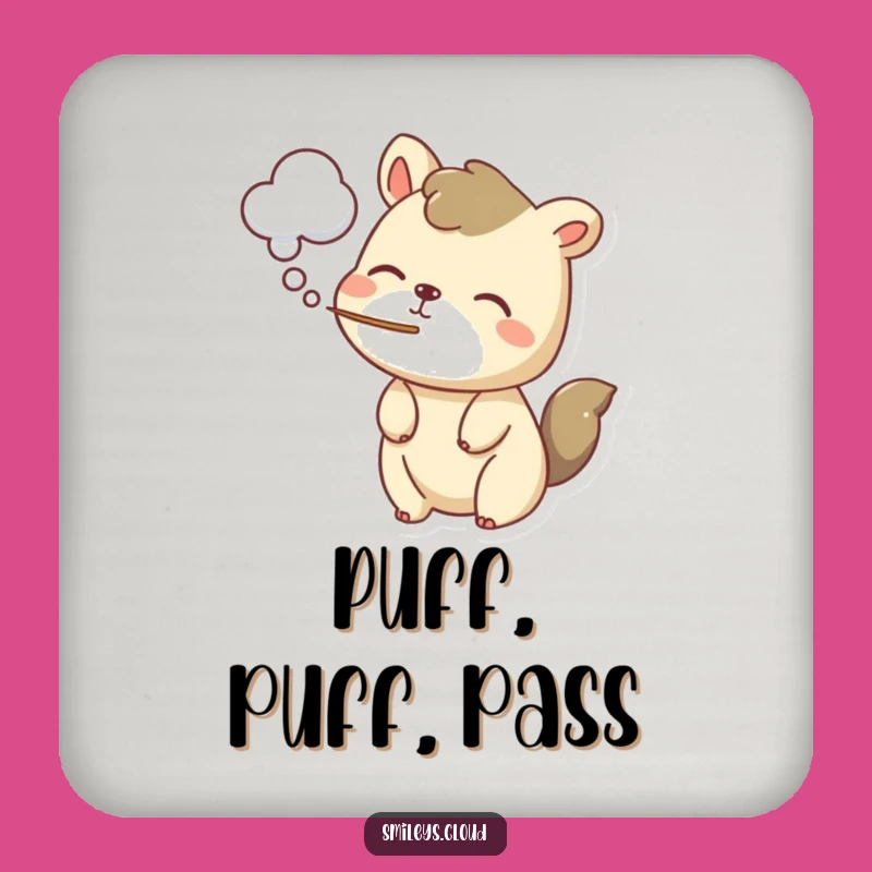 Funny Cloud Air Animal Coaster: Protect Surfaces with Gentle, Whimsical Art