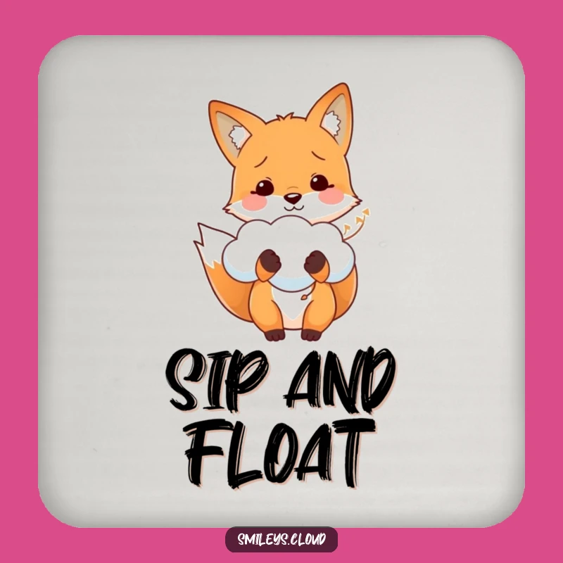 Funny Fox Cloud Balloon Coaster - Protect & Delight Gift