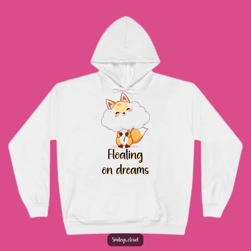 Funny Fox Cloud Balloon Hoodie: Cozy Up in Whimsical Joy, Ideal Gift