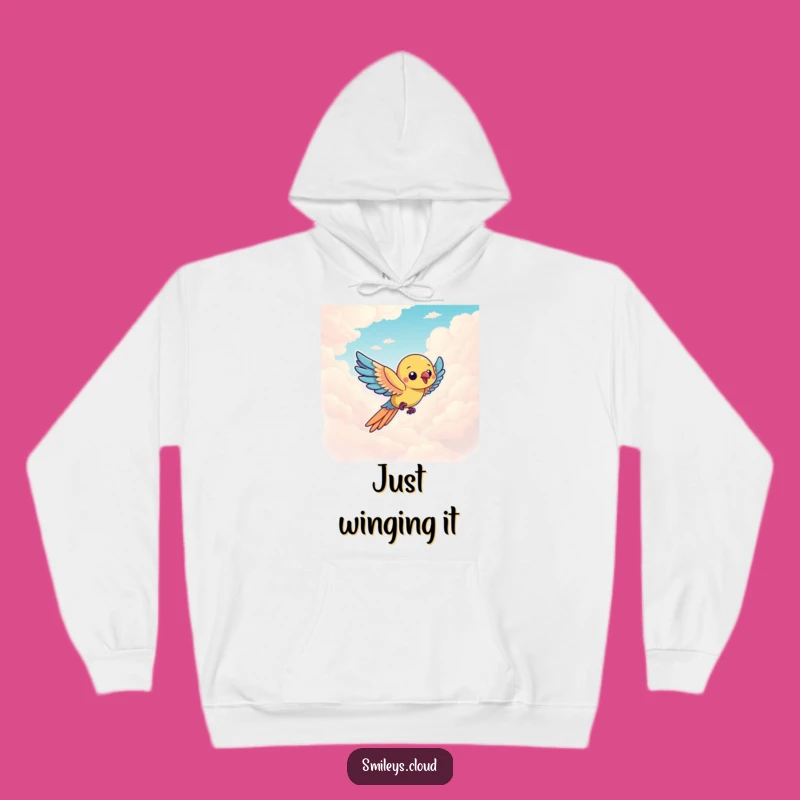 Funny Parrot Sky High Hoodie - Cozy and Hilarious Gift for Parrot Enthusiasts