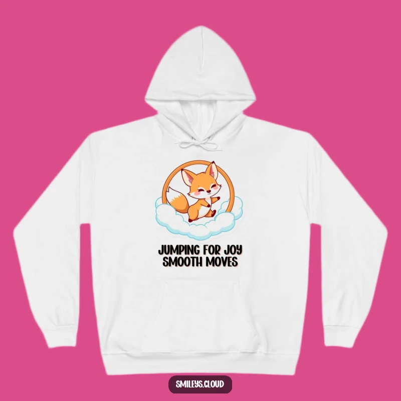 Cozy Funny Fox Cloud Hoop Hoodie: Playful Warmth