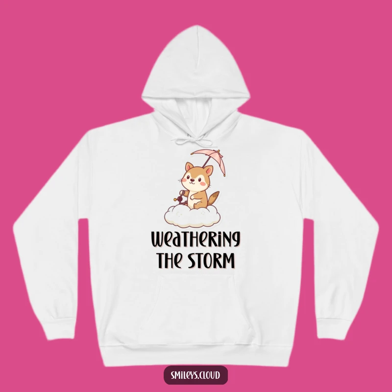 Funny Weather Warrior Animal Hoodie: Conquer Your Day with This Determined Creature