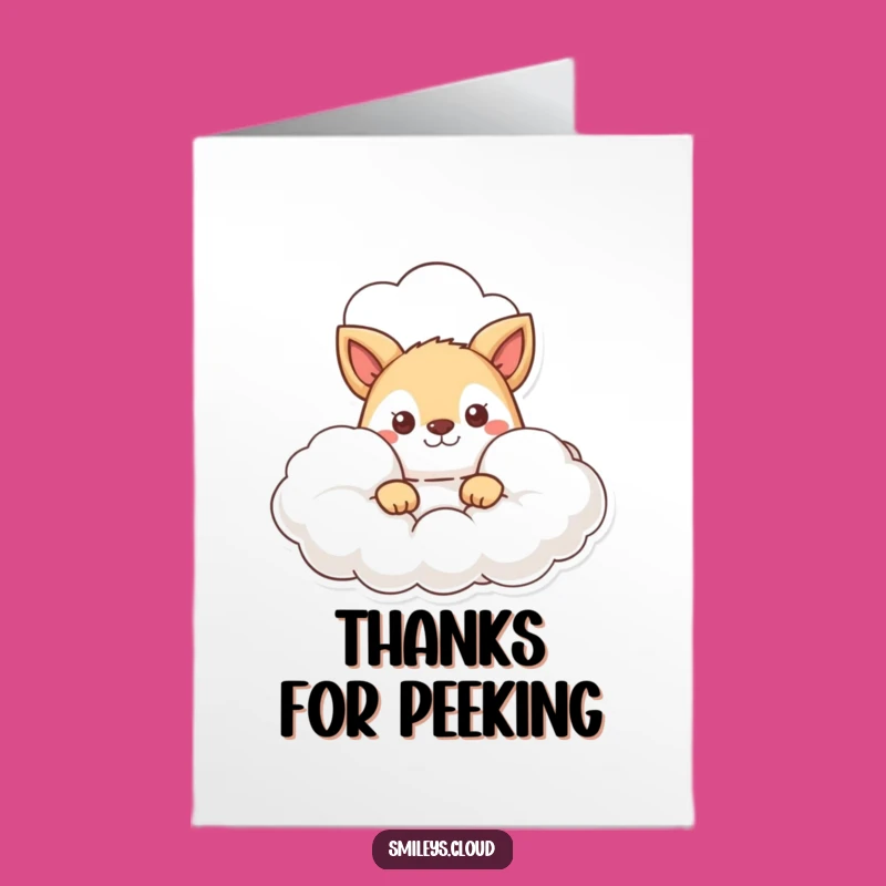 Free Printable Curious Animal Thank You Card - Charming Downloadable Gift for Appreciation