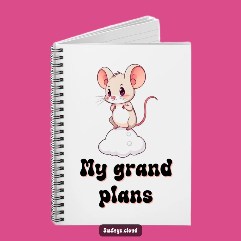 Funny Brave Mouse Notebook: Jot Down Determined Ideas, Perfect Gift