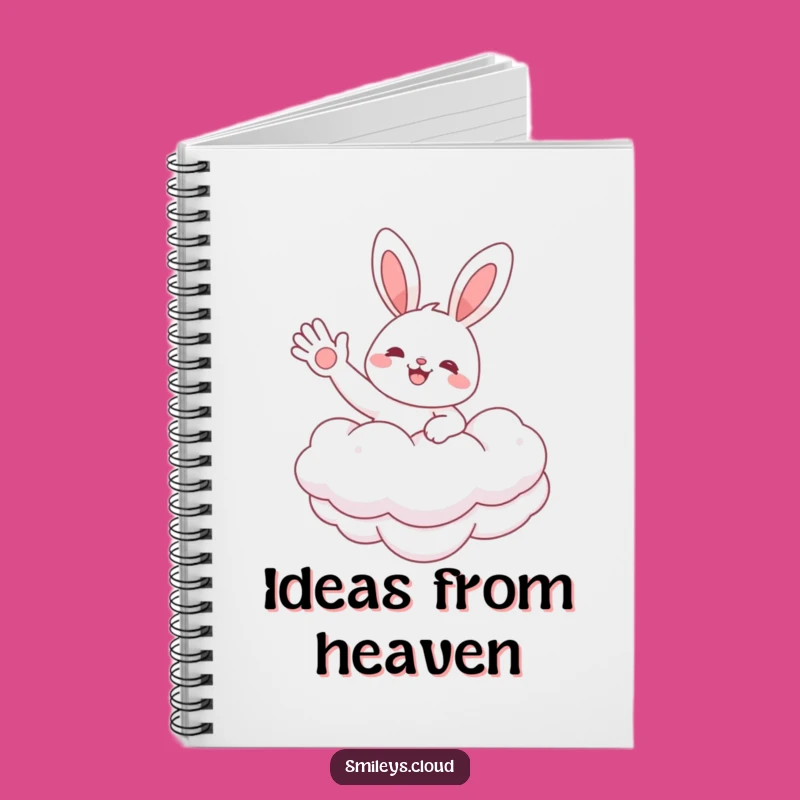 Funny Bunny Cloud Notebook: Cheerful Journal, Perfect Funny Gift for Writers
