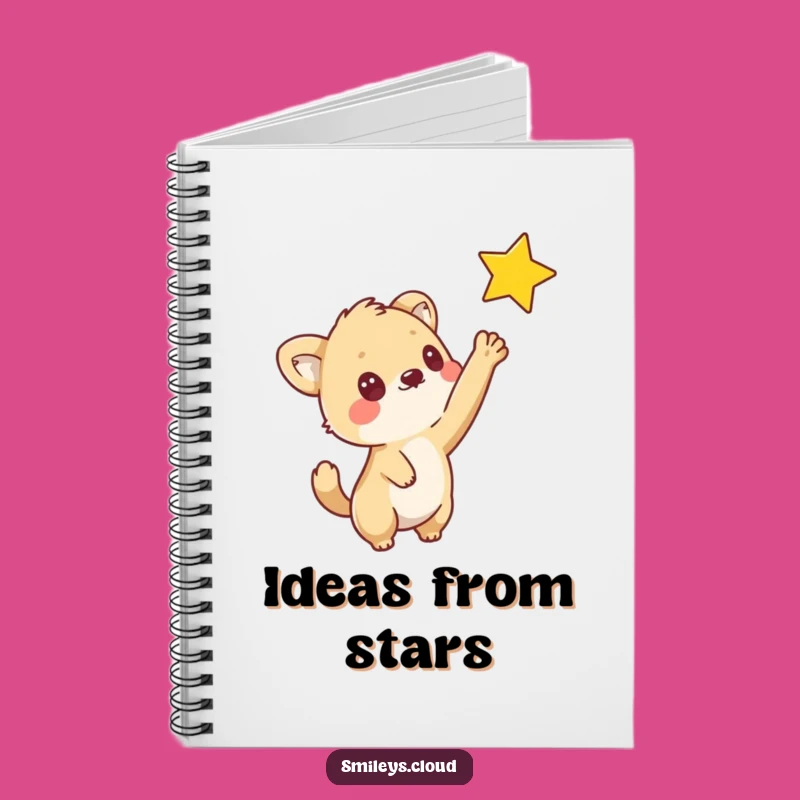 Funny Curious Animal Star Notebook: Capture Dreams with Whimsical Style