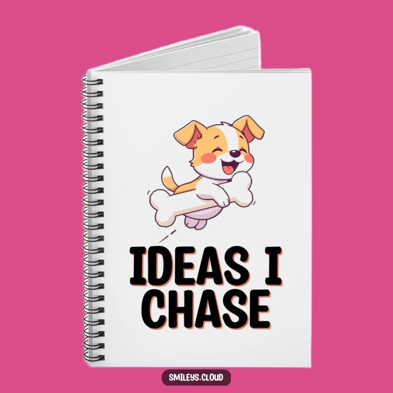 Funny Dog Bone Cloud Notebook: Capture Your Pup-tastic Ideas, Perfect Gift