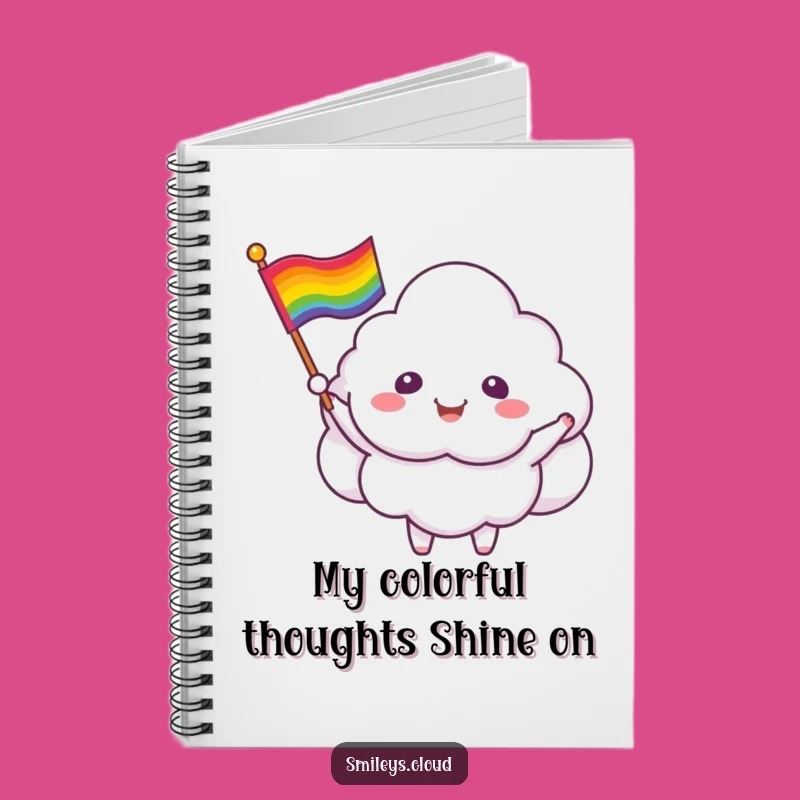 Funny Cloud Critter Pride Notebook: Write Your Story