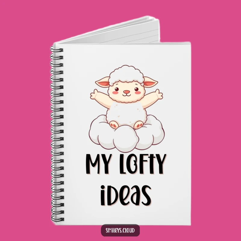 Funny Sheep Cloud Notebook: Jot Down Your Dreamiest Thoughts