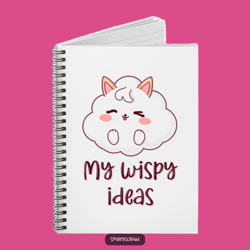 Funny Winking Cloud Animal Notebook - Jot Down Ideas with Humor, Funny Gift