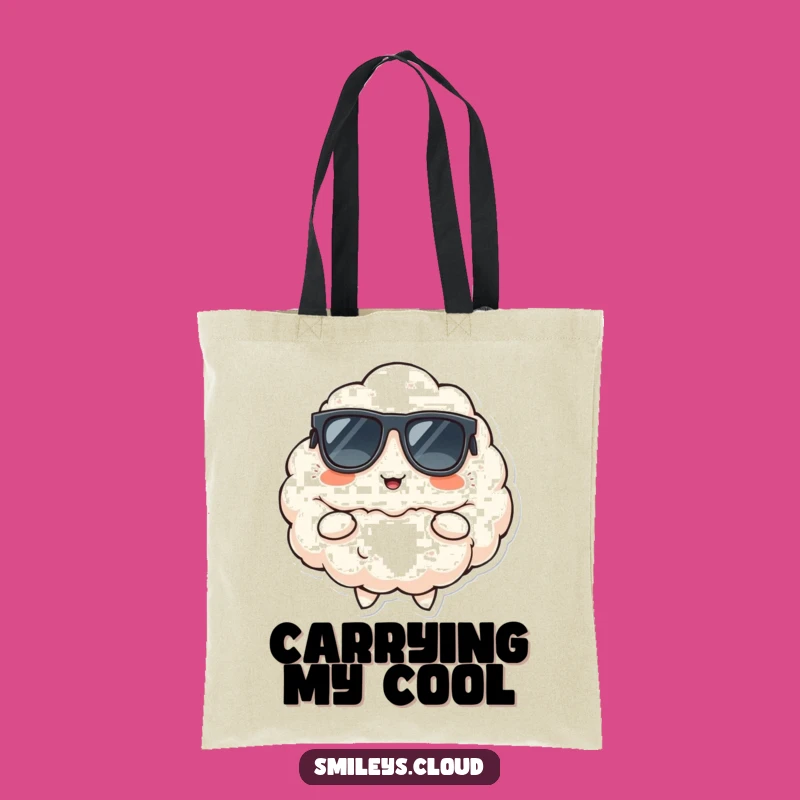 Funny Cool Cloud Tote Bag: Carry Your Smirk with This Stylish Accessory