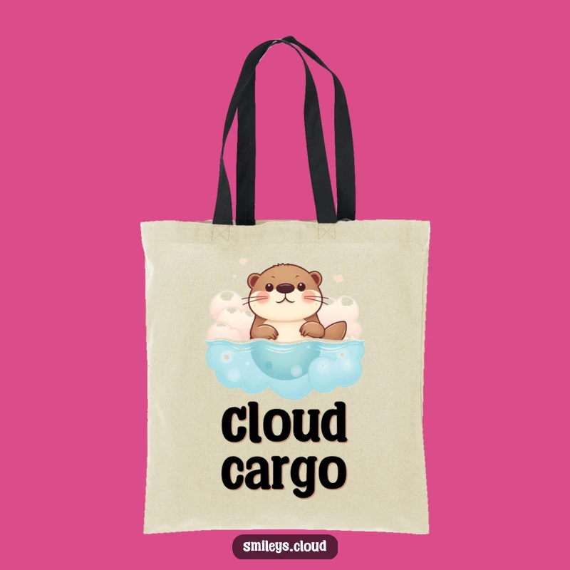 Funny Brave Otter Tote Bag - Carry Your Courage with Funny Style