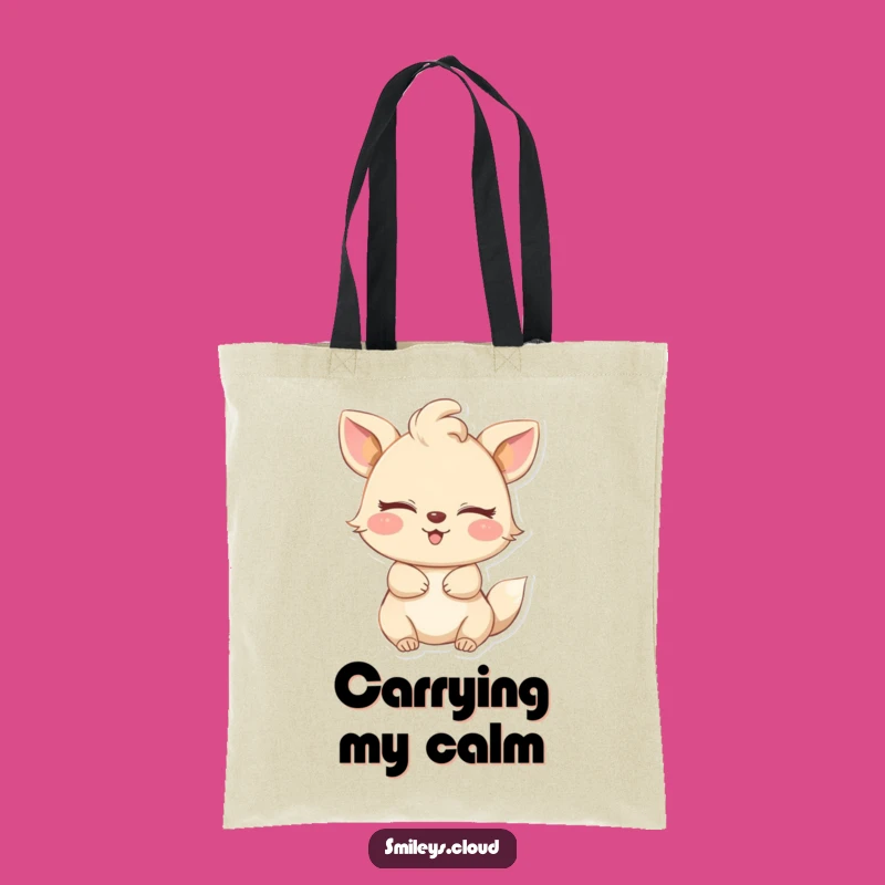 Funny Breeze Catcher Animal Tote Bag: Carry Your Calm Wherever You Go
